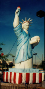 Statue of Liberty shape cold-air advertising inflatable